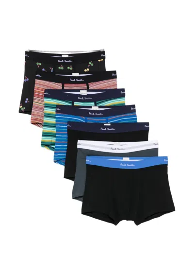 Paul Smith Patterned-print Seven-set Boxers In Animal Print