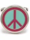 Paul Smith Peace Enamel Cufflinks In Metallic
