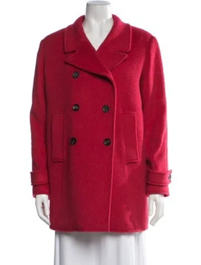 Pre-owned Paul Smith Peacoat In Red
