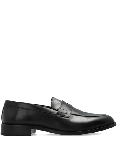 Paul Smith Penny Leather Loafers In Black