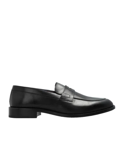 Paul Smith Penny Leather Loafers In Black