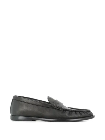 Paul Smith Penny Leather Loafers In Black