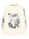Paul Smith Photographic-print Long-sleeves T-shirt In White