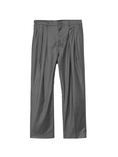 Paul Smith Pin-dot Pleated Trousers In Green