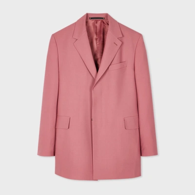 Paul Smith Gents Sb Overcoat In Pink