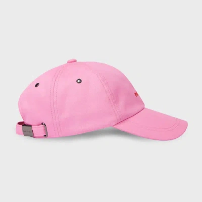 Paul Smith Pink 'melrose' Embroidered Cap