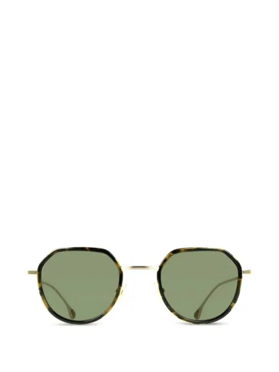 Paul Smith Pinnell Geometric-frame Sunglasses In Green