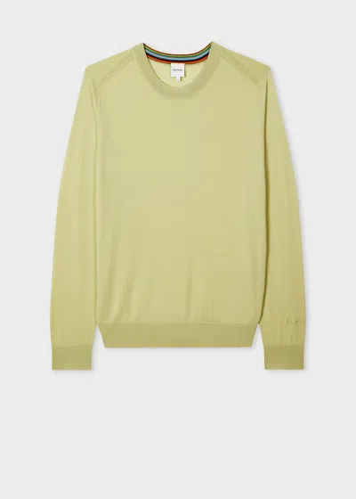 Paul Smith Pistachio Merino Wool Sweater Green