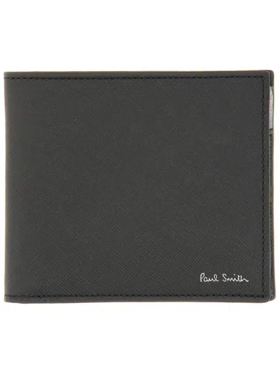 Paul Smith Pixelated Mini" Wallet In Gray