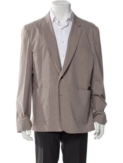 Pre-owned Paul Smith Plaid Print Vest In Gray