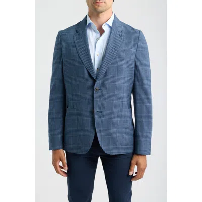 Paul Smith Plaid Wool, Silk & Linen Sport Coat In Transparent