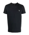 Paul Smith Plain Cotton T-shirt In Black