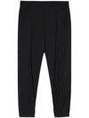 Paul Smith Elasticated-waist Tapered Trousers In Blue