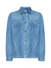 PAUL SMITH PAUL SMITH PLEAT DETAILED BUTTONED OVERSHIRT