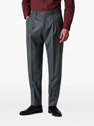 PAUL SMITH PLEATED CHECK TROUSERS