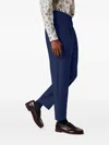 Paul Smith Pleated-details Trousers In Blue