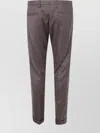 Paul Smith Pleated Front Trousers Cuffed Hem In Brown