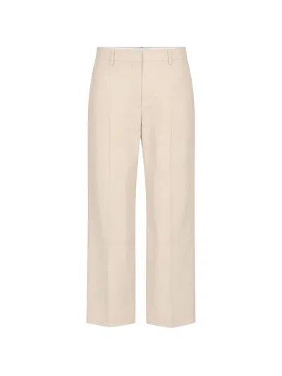 Paul Smith Pleated Pressed-crease Trousers In Neutral