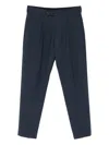 Paul Smith Pleated Trousers In Blue