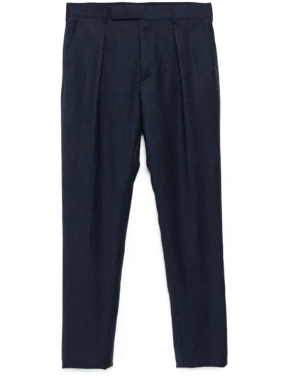 Paul Smith Black Pleated Trousers In 79 Blacks