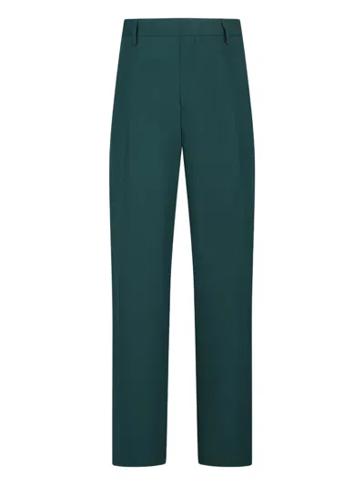 Paul Smith Pleated Trousers In Green