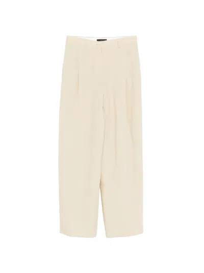 Paul Smith Pleated Trousers In Neutral