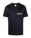Paul Smith Signature Stripe Pocket T-shirt In Black