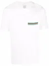 Paul Smith Chest-pocket Cotton T-shirt In White