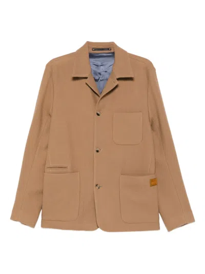 Paul Smith Pocket Jacket In Brown