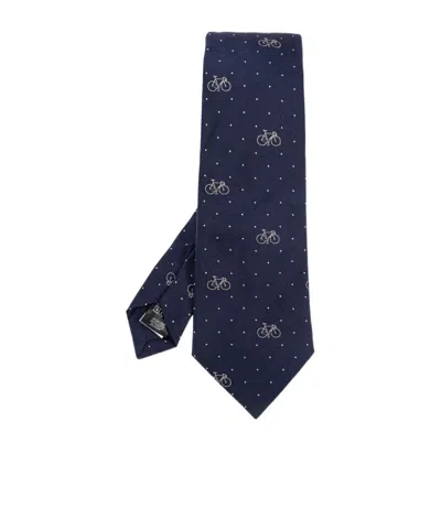 Paul Smith Pointed Tie In Blue