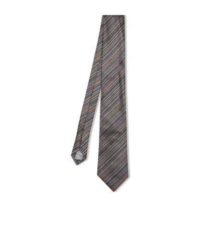 Paul Smith Pointed Tie In Gray
