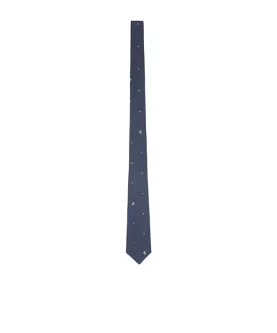 Paul Smith Pointed Tie In Blue