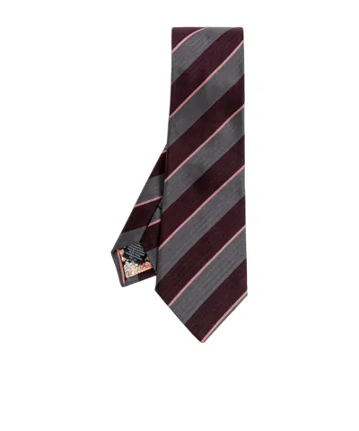 Paul Smith Pointed Tie In Burgundy