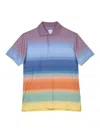 Paul Smith Multicolor Smith Stripe Cotton Polo In Multi