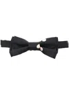 Paul Smith Textured Finish Polka Dot Bow Tie In Black