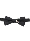 Paul Smith Textured Finish Polka Dot Bow Tie In Black