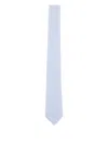 Paul Smith Polka-dot Pattern Silk Tie In Blue