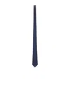 Paul Smith Polka-dot Satin Tie In Blue