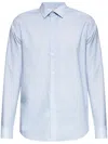 Paul Smith Polka-dot Shirt In 蓝色