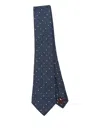 Paul Smith Polka-dot Silk Tie In Blue