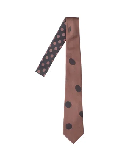 Paul Smith Polka Dot Silk Tie In Multi