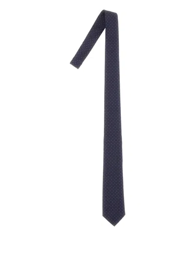 Paul Smith Polka-dot Tie In Blue