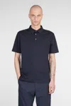 Paul Smith Polo In Blue Cotton In Blue