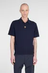 Paul Smith Polo In Blue Cotton In Blue