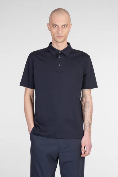 Paul Smith Polo In Blue Cotton