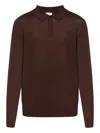 Paul Smith Polo-neck Sweater In Brown
