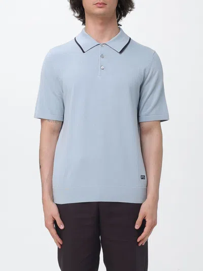 Paul Smith Organic Cotton Polo Shirt In Blue