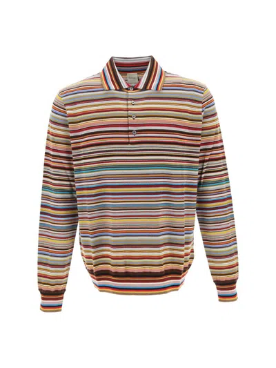 Paul Smith Polo Shirt In Multicolour