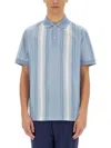 Paul Smith Men Polo Shirt With Vertical Stripes