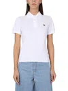 Paul Smith Zebra-patch Cotton Polo Shirt In White